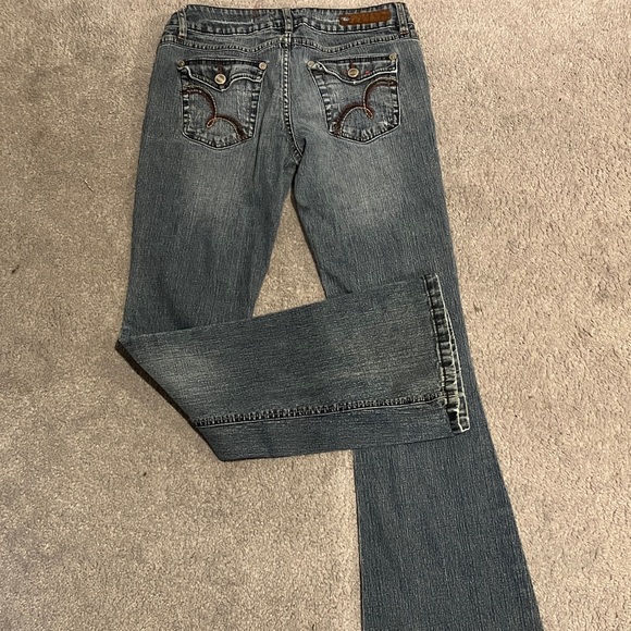 Bongo Fabulous Blue Flared Jeans - Picture 8 of 8